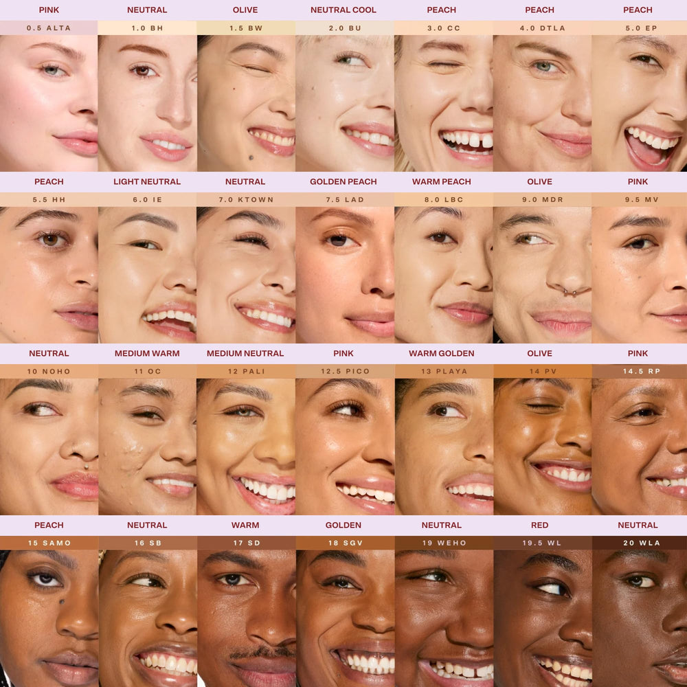 Tower 28 applying under-eye with wand showing brightening effect and effortless blending
