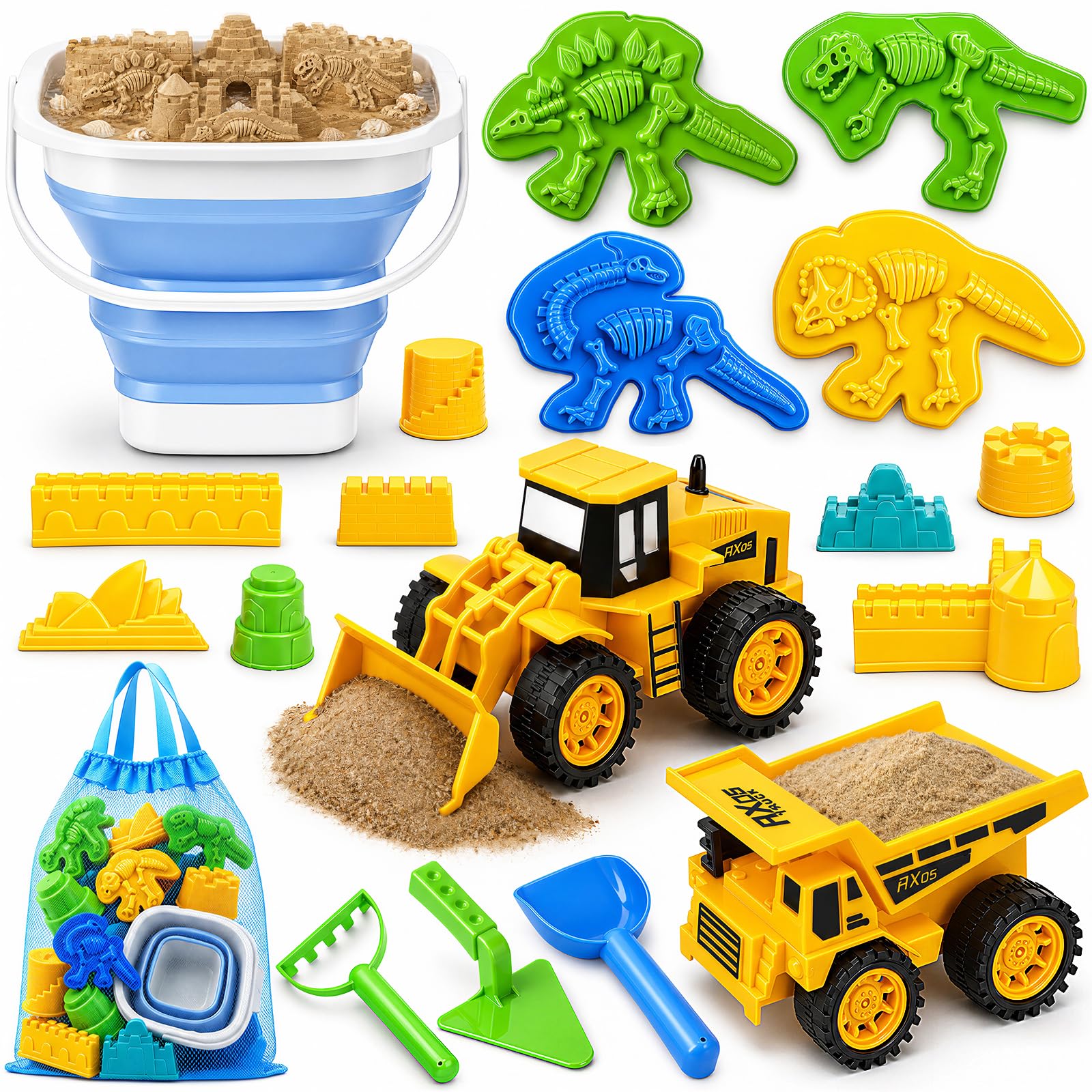 TOY Life frontal del empaque mostrando todas las piezas y beneficios