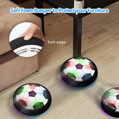 Toyk vista superior con luces LED encendidas para juego nocturno