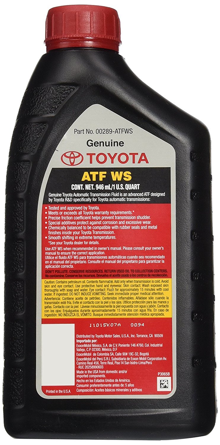 Toyota fluid pouring into transmission funnel demonstrating accurate refill benefit