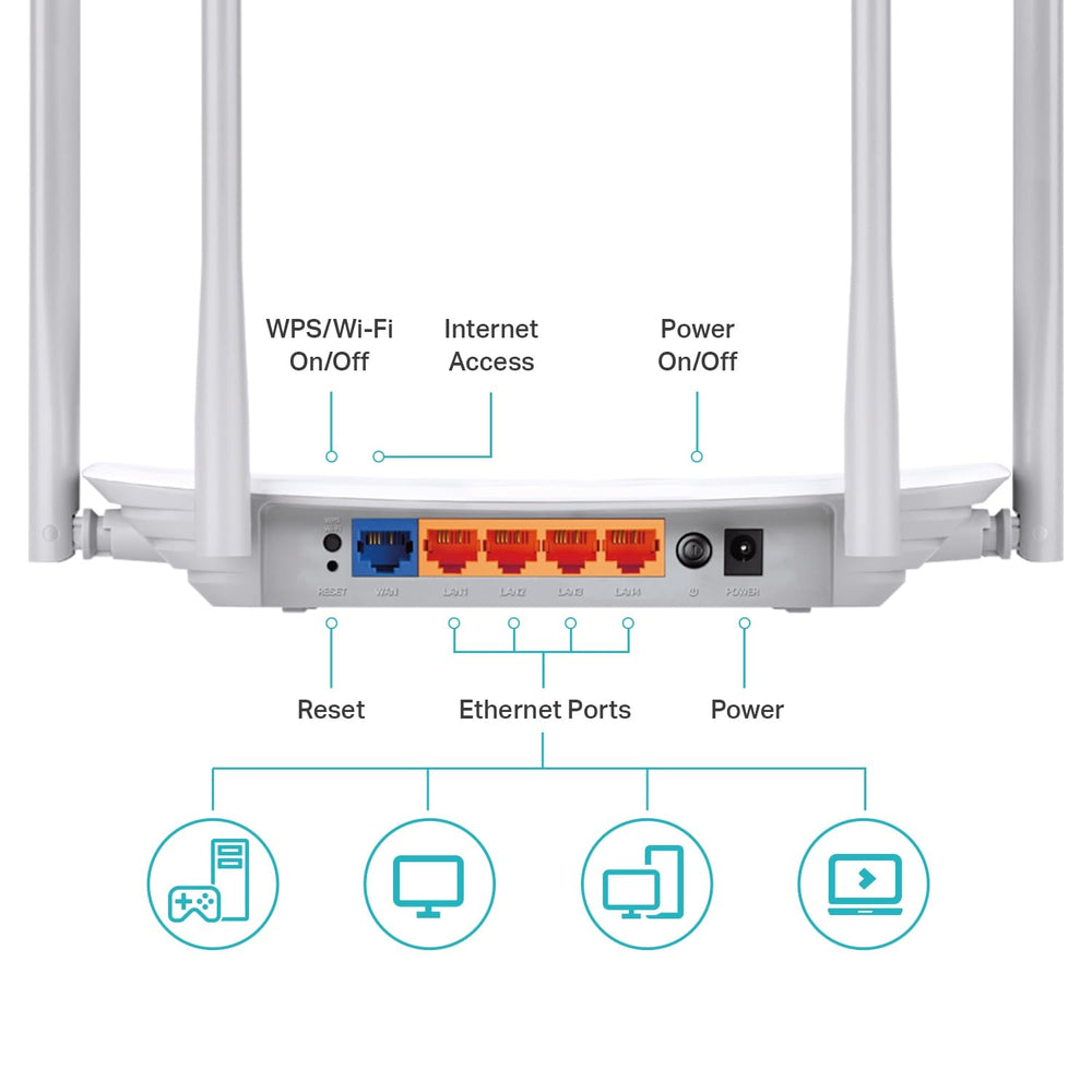 TP-Link Archer A54 pantalla de la app Tether en móvil para gestión rápida
