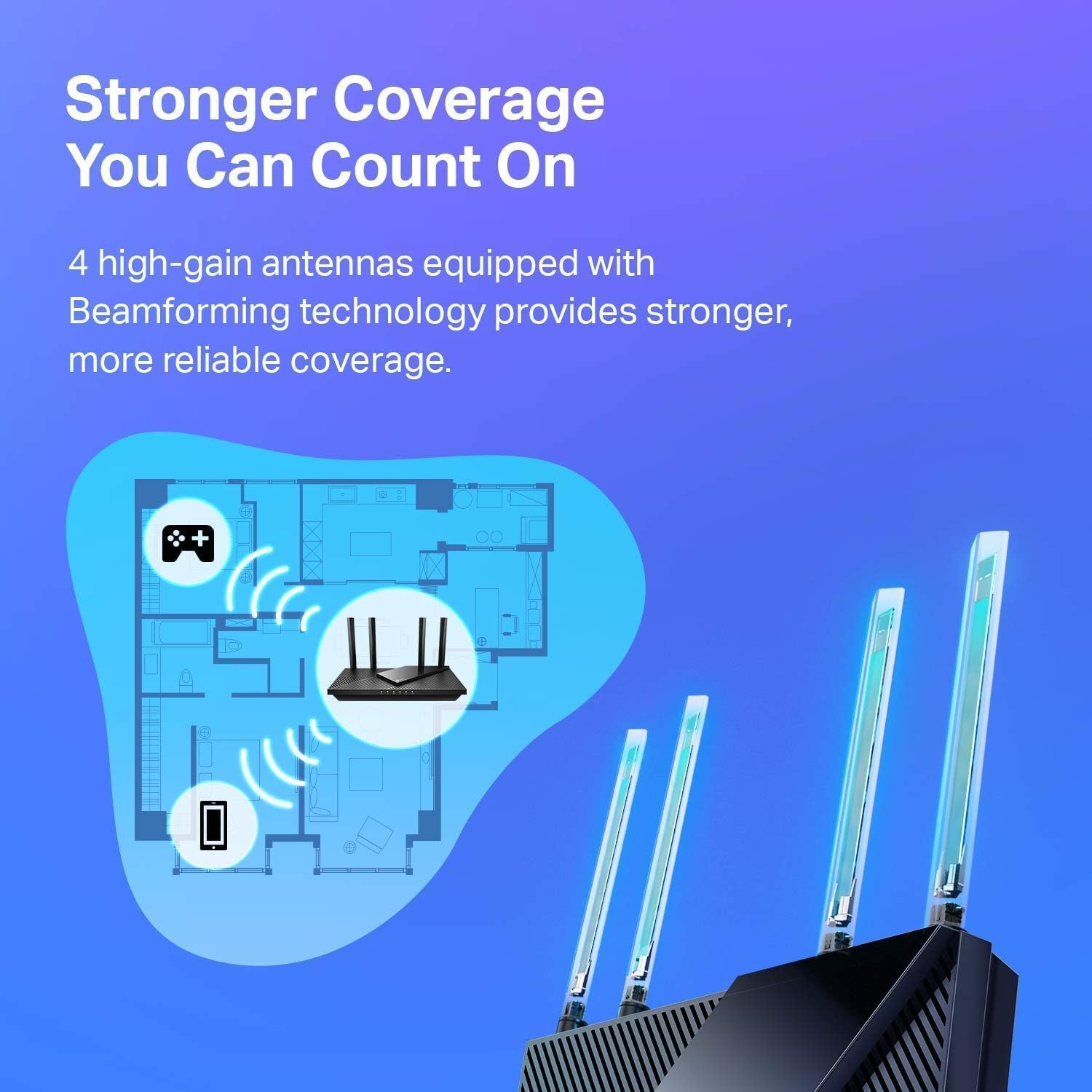 TP-Link Archer AX21 pantalla de app Tether para configuración y control remoto