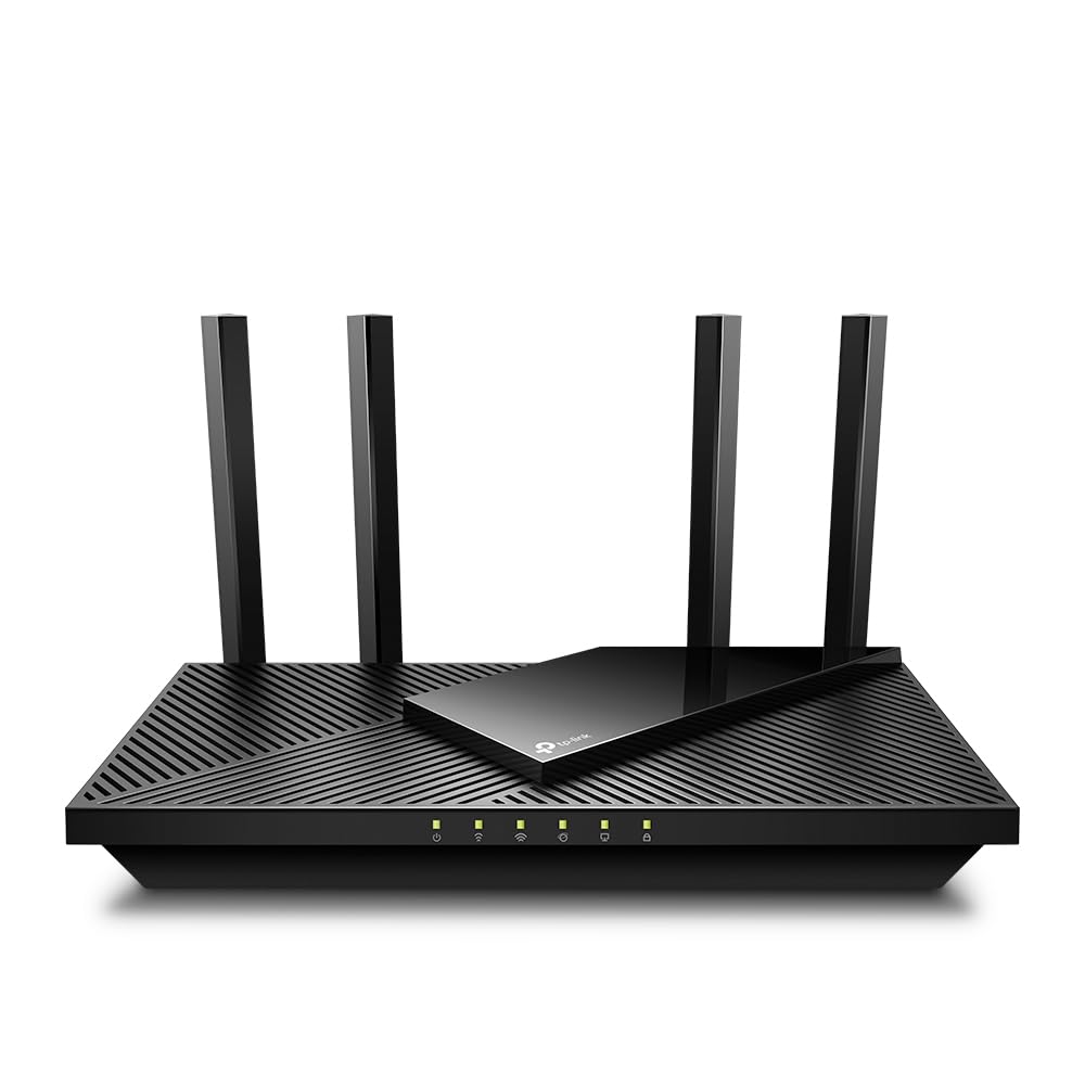 TP-Link Archer AX21 vista frontal mostrando diseño y puertos para instalación rápida