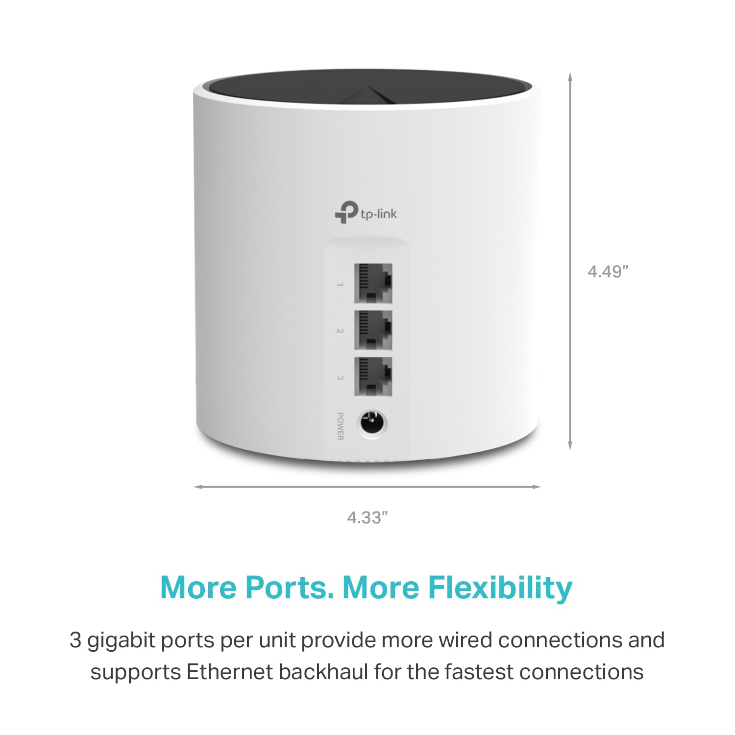 TP‑Link Deco X55 conexión Ethernet como backhaul para mejor rendimiento