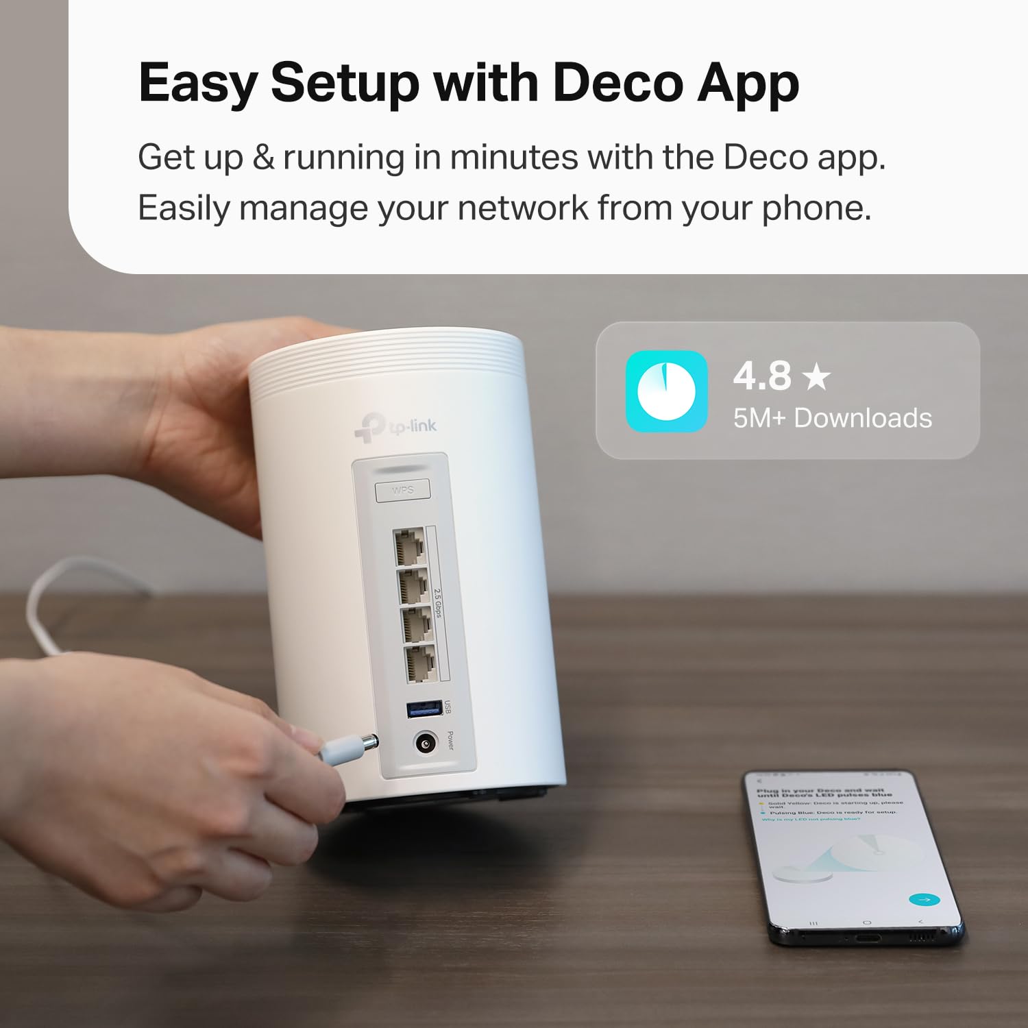 TP‑Link Deco 7 Pro comparación de tamaño para ubicación y escalabilidad