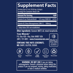 Trace Minerals gotero aplicando gotas líquidas para dosificación fácil