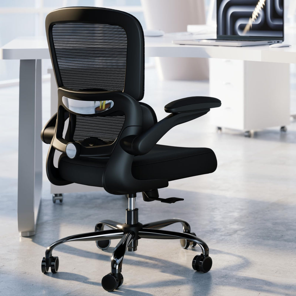 TRALT vista frontal de la silla mostrando diseño ergonómico y apoyo cómodo
