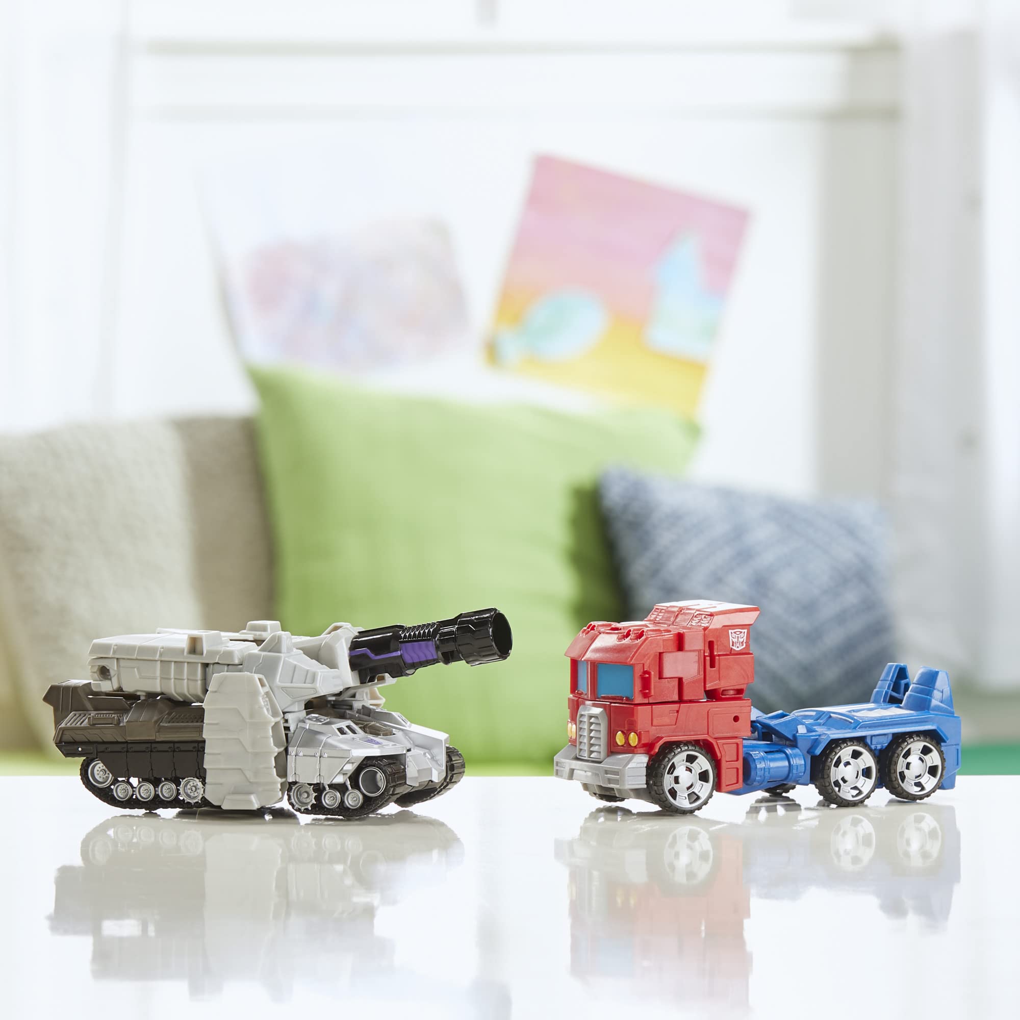 Transformers detalle pintura y articulación para durabilidad