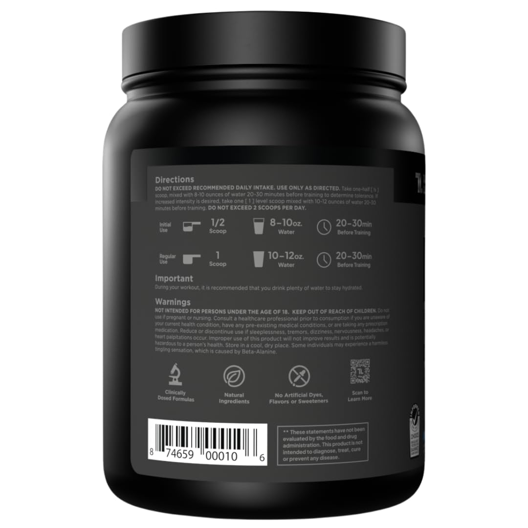Transparent Labs envase en mano para ver escala y transporte sencillo al entrenamiento