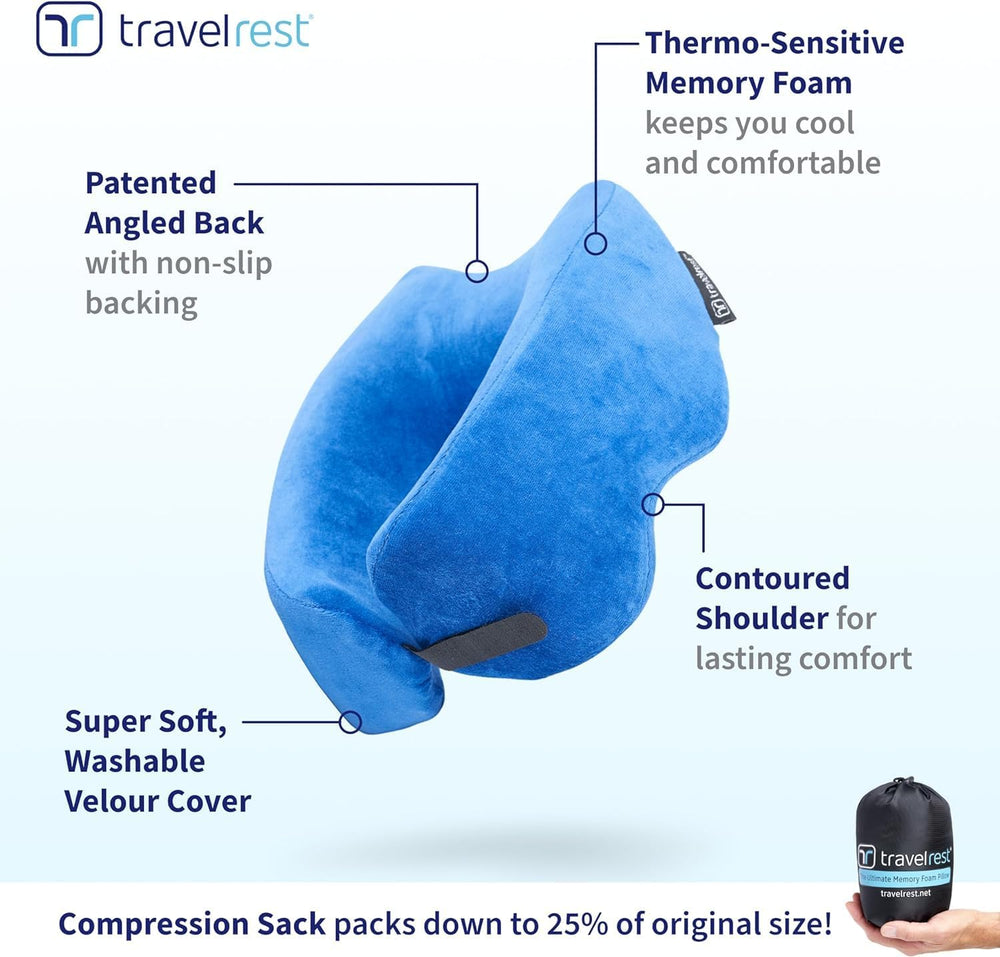 TRAVELREST bolsa con velcro sujeta al equipaje para transporte seguro