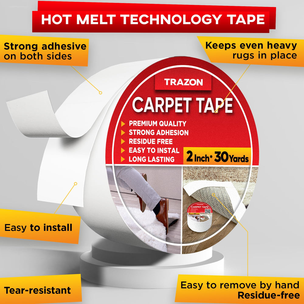 Trazon primer plano del adhesivo hot melt, sujeción reforzada visible