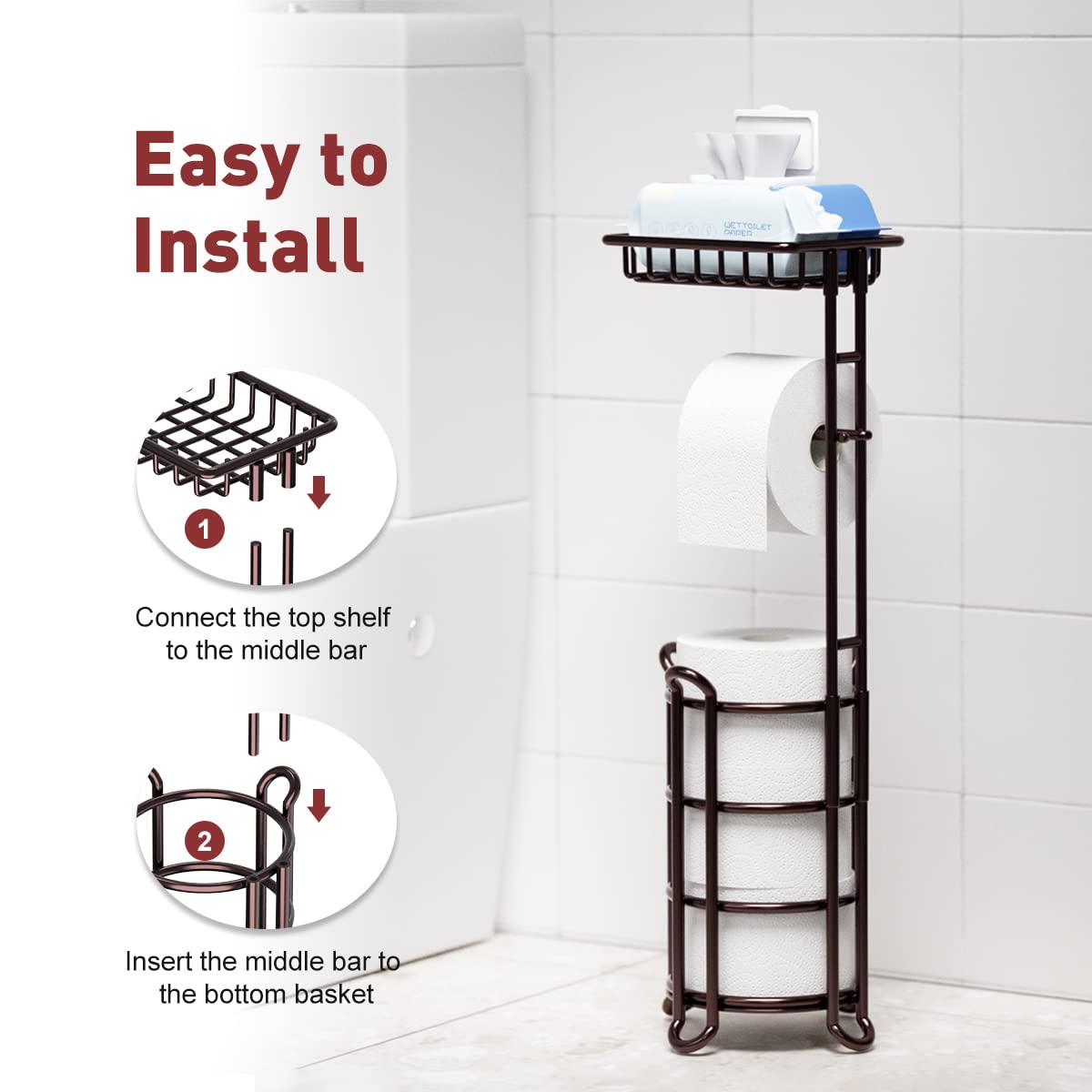 TreeLen colocado en baño pequeño optimizando espacio y orden