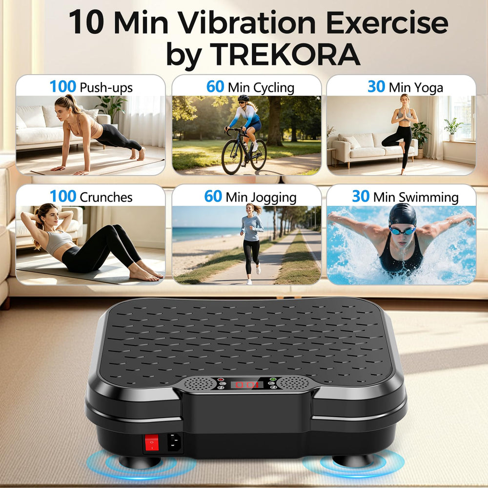 Persona usando Trekora para entrenamiento de piernas mostrando postura y equilibrio