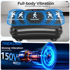 Trekora panel de control con pantalla y botones para ajustar velocidad y temporizador