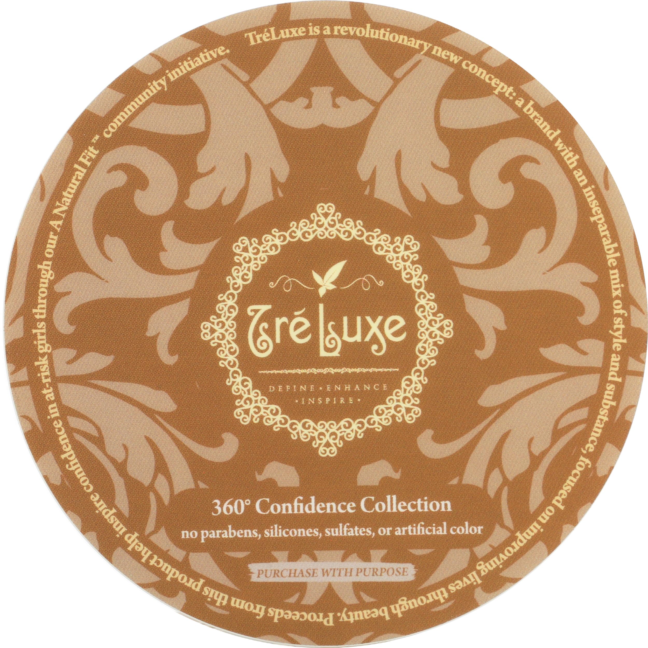Treluxe 8oz scale comparison demonstrating true product size and travel practicality