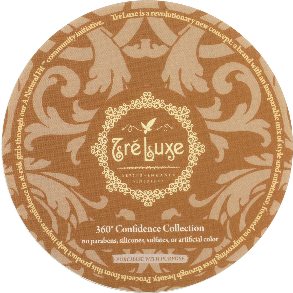 Treluxe 8oz scale comparison demonstrating true product size and travel practicality