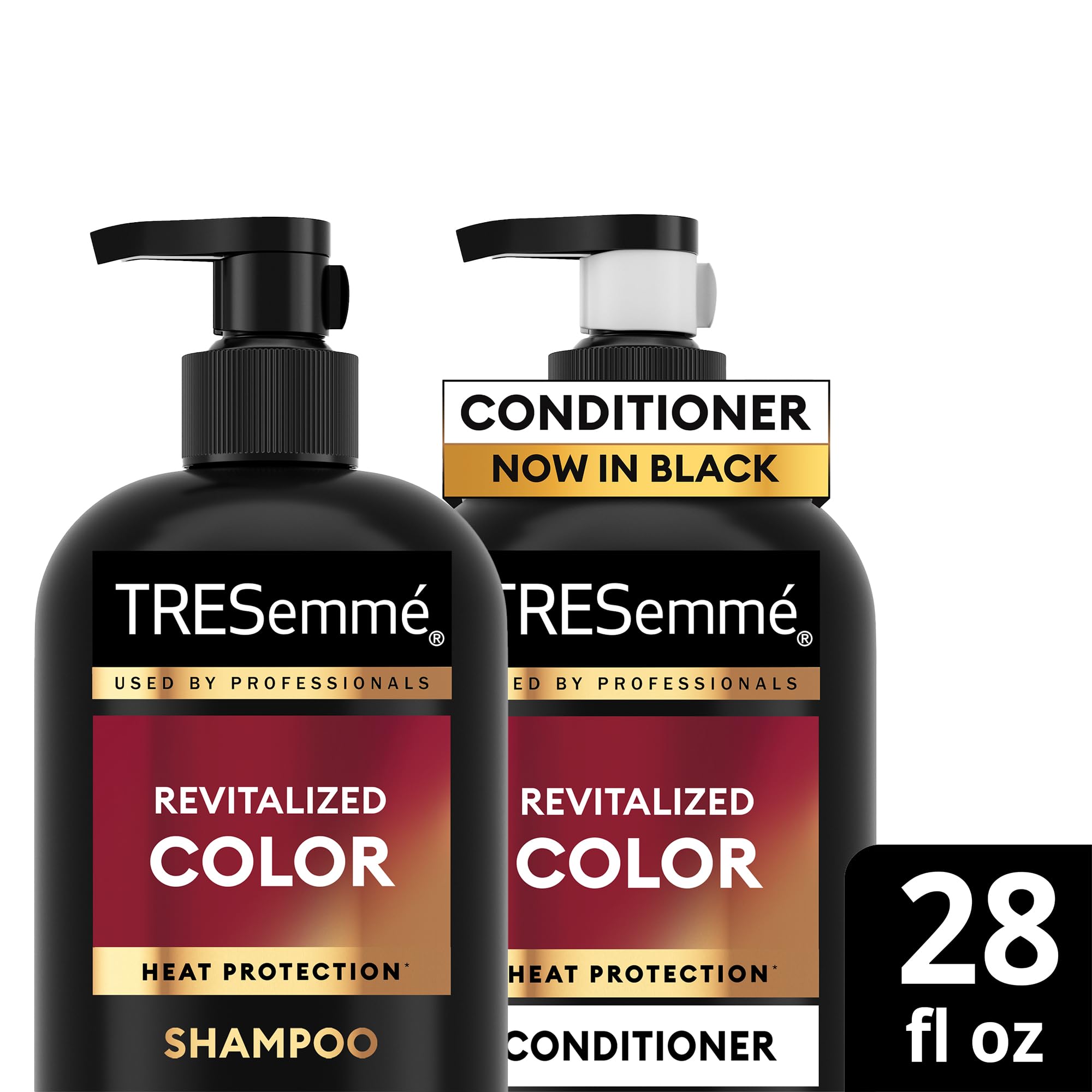 TRESemmé detalle de fórmula en textura líquida, combinación de vitaminas y ceramidas