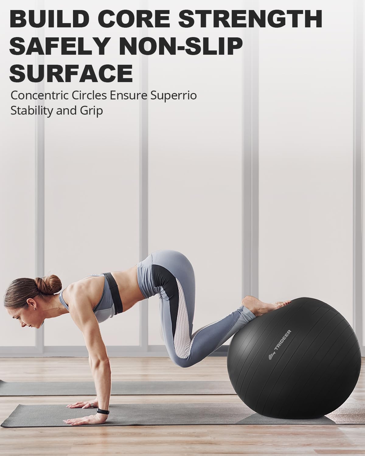 Trideer usada en Pilates para fortalecer core y equilibrio
