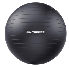 Trideer front packaging view showing stability ball and included pump for quick setup