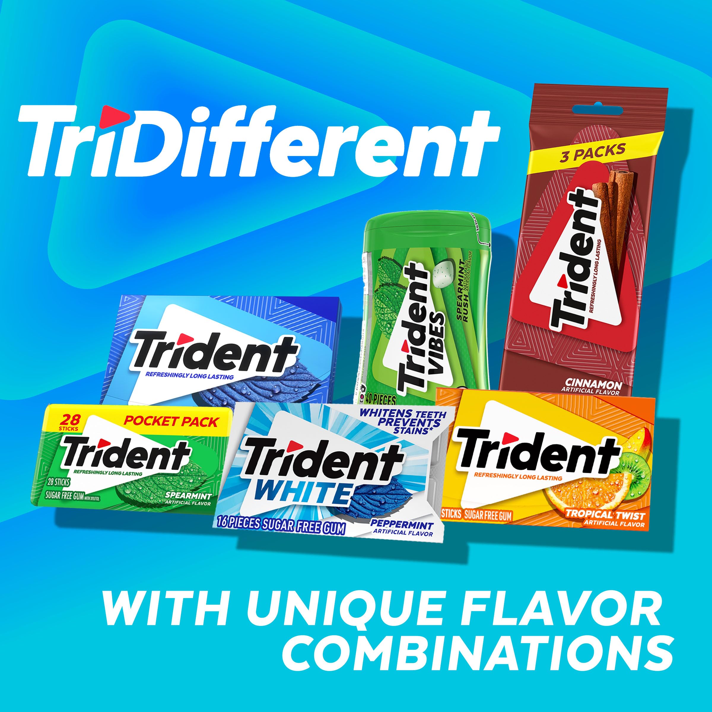 Trident chicle tras comida ilustrando uso práctico y aliento fresco
