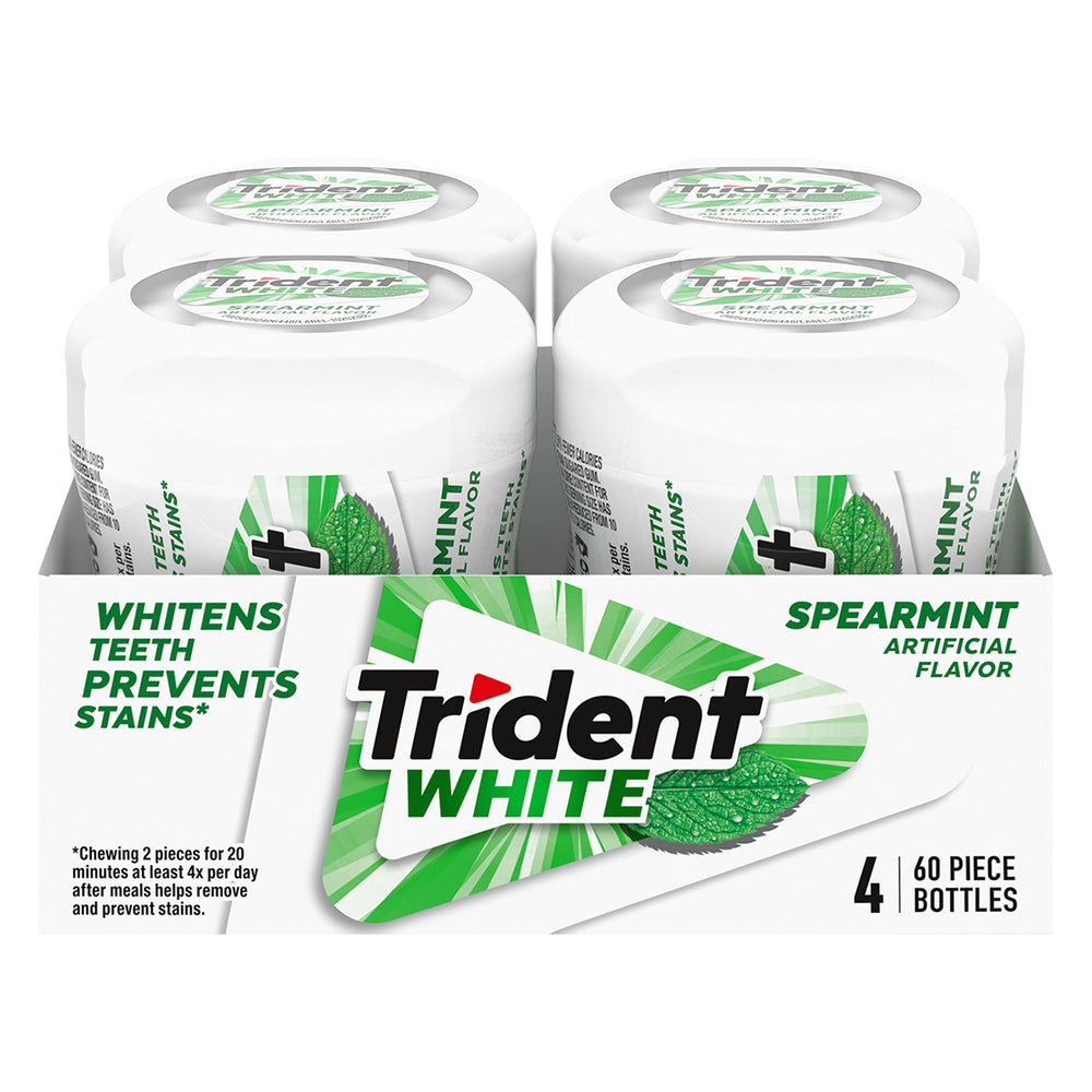 Trident bote frontal mostrando diseño y beneficio de frescura