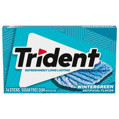 Trident primer plano de la textura del chicle mostrando elasticidad y frescura