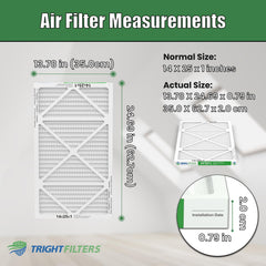 TRIGHTFILTERS primer plano de los pliegues que mejora área filtrante y flujo