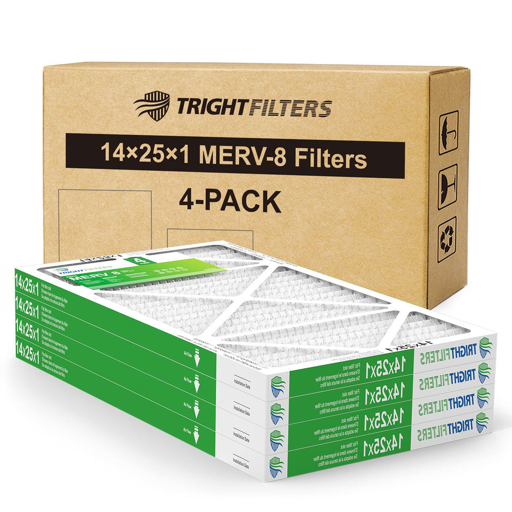 TRIGHTFILTERS frontal del empaquetado mostrando pack de 4 y beneficio de sustitución fácil