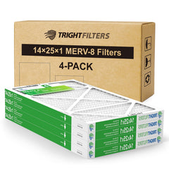 TRIGHTFILTERS frontal del empaquetado mostrando pack de 4 y beneficio de sustitución fácil