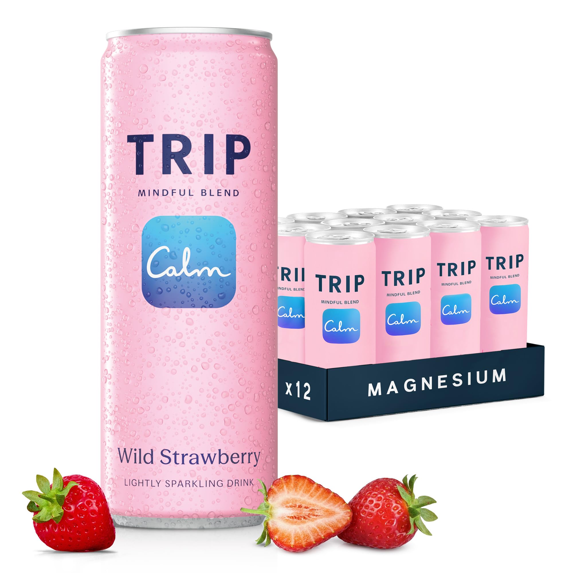 TRIP lata frontal fresa silvestre mostrando diseño y frescura