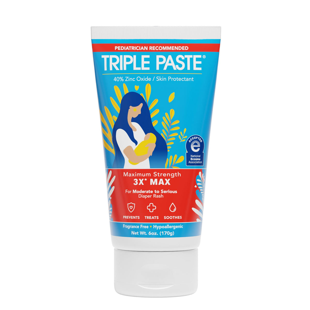 Triple Paste frente del empaque mostrando el envase y beneficio protector