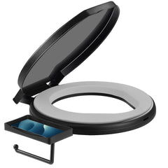 TRIPTIPS vista frontal del asiento portátil mostrando diseño y tapa
