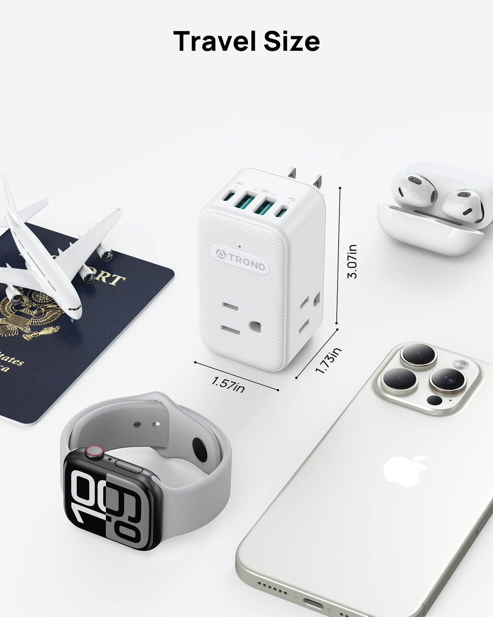 TROND extensor instalado en camarote de crucero cumpliendo regulaciones de viaje