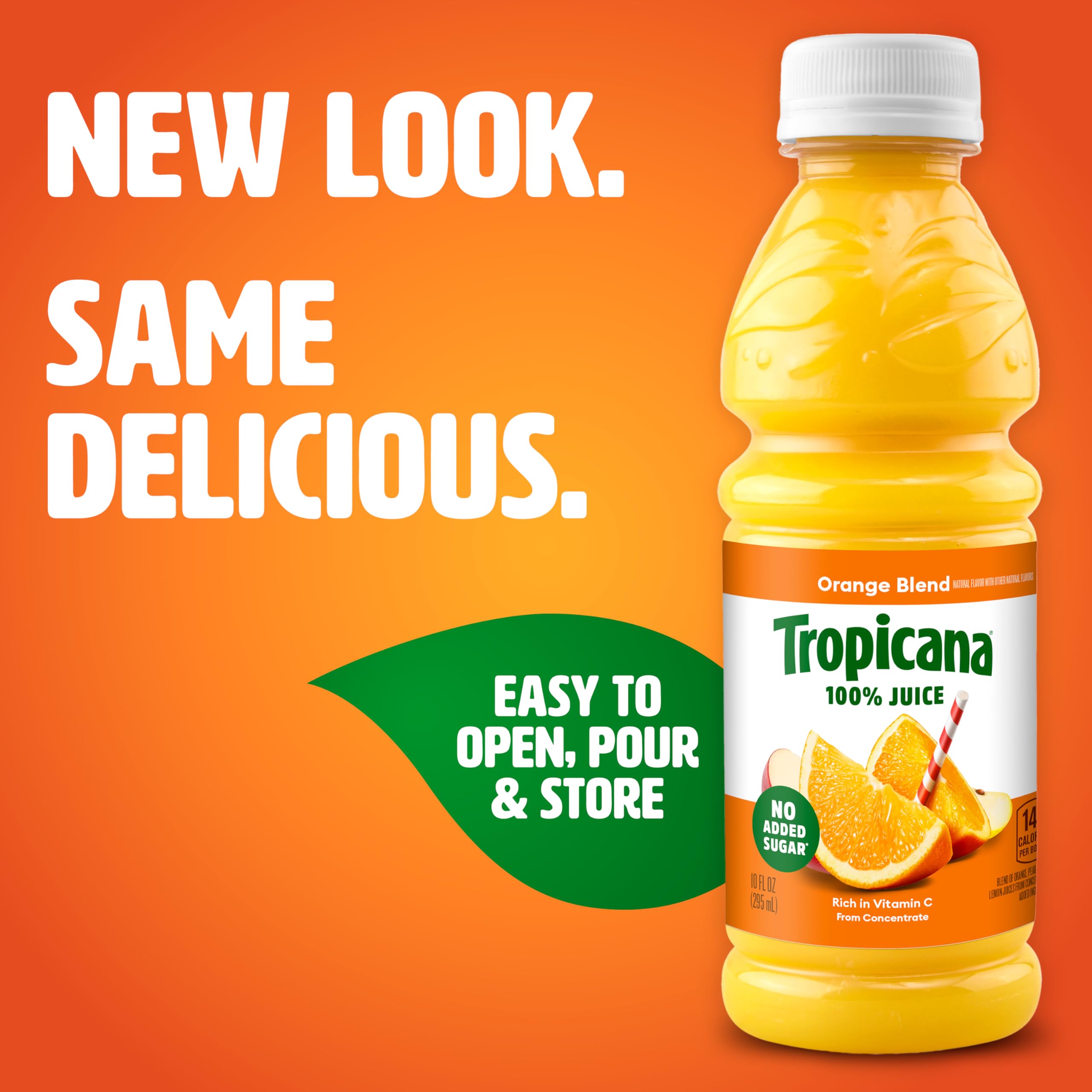Tropicana botella individual 10 fl oz lista para llevar y consumir