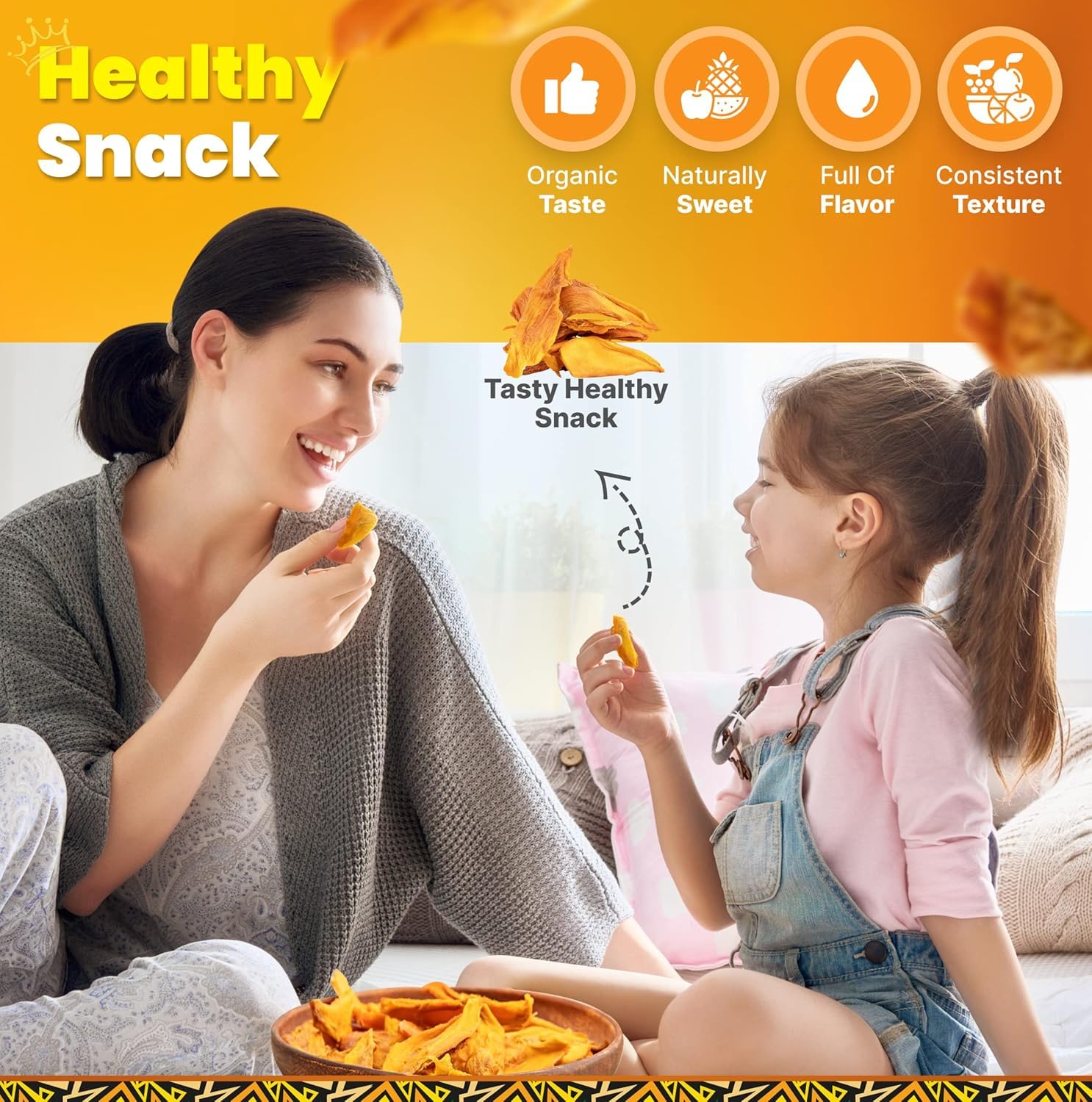 Tropicaux Reign rodajas usadas en receta de granola para ideas de consumo