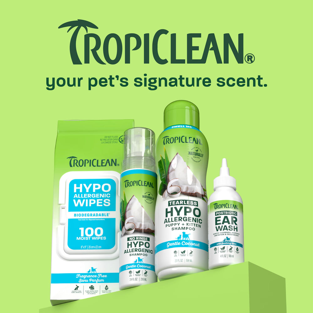 TropiClean envase alternativo mostrando posible variación de embalaje reciente