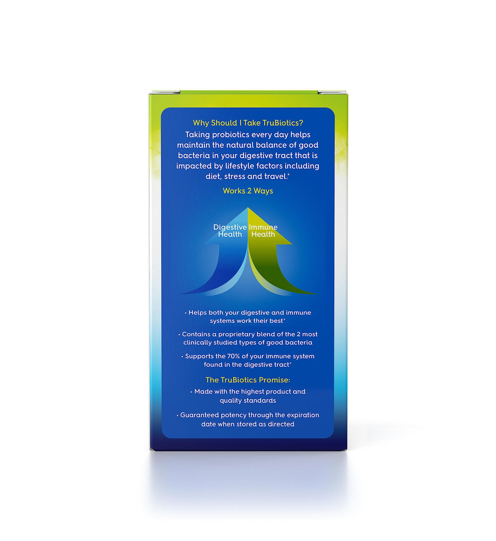 TruBiotics etiqueta con ingredientes para transparencia y confianza
