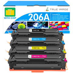 TRUE IMAGE pack 206A frontal mostrando los cuatro cartuchos, facilidad de reemplazo