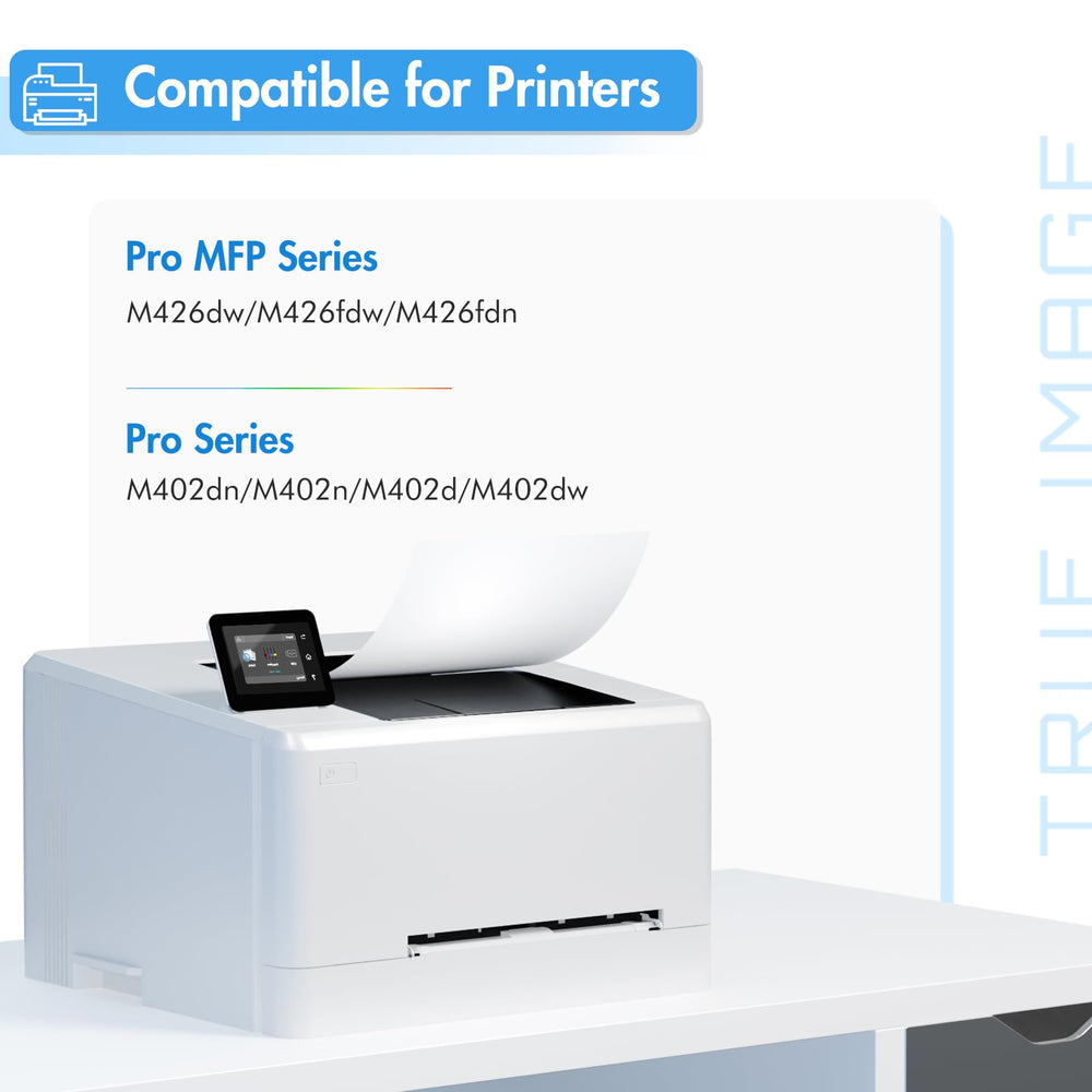TRUE IMAGE cartucho CF226A detalle del compartimento listo para instalar