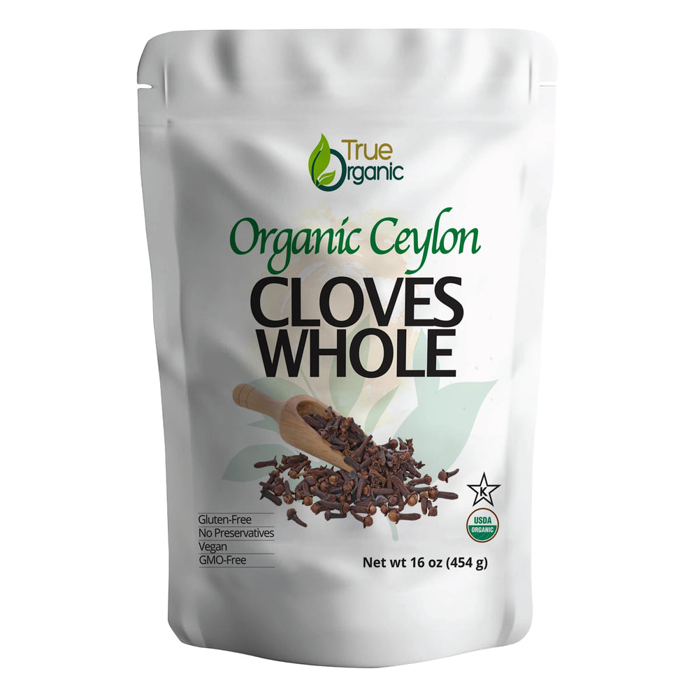 True Organic frente del empaque mostrando bolsa de 1 libra y frescura