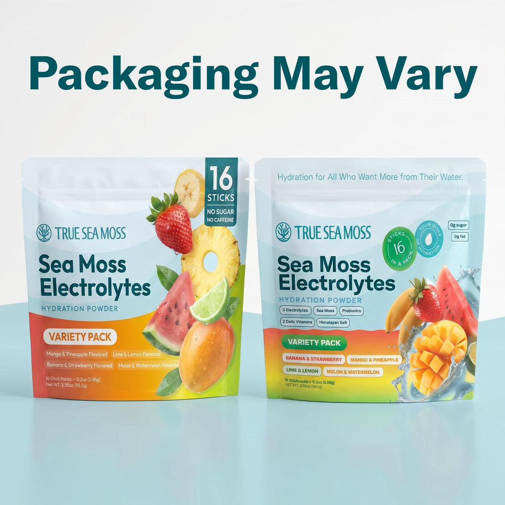 TrueSeaMoss sea moss silvestre materia prima resaltando origen natural y minerales