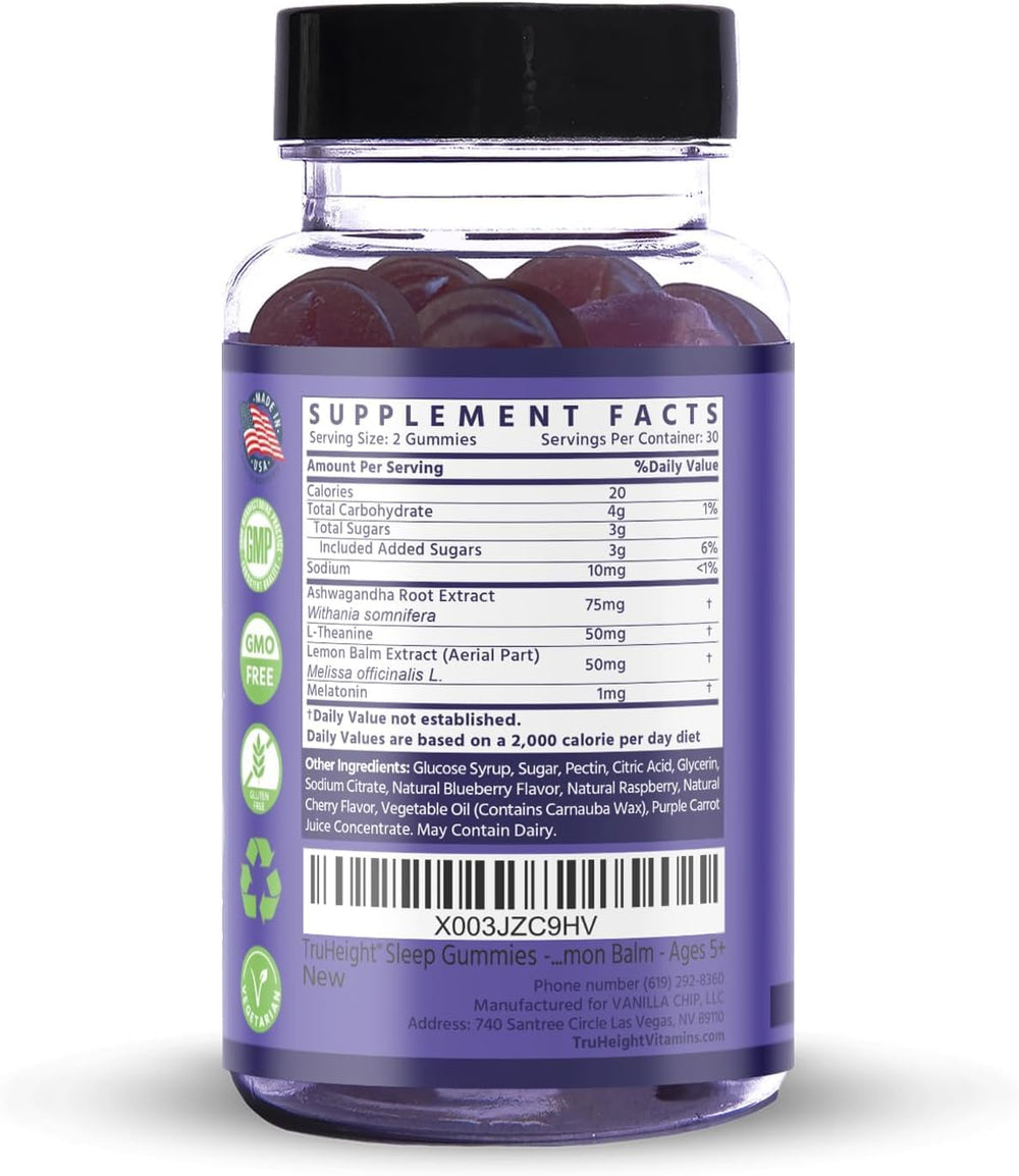 TruHeight grosor y textura de las gominolas masticables beneficiosas