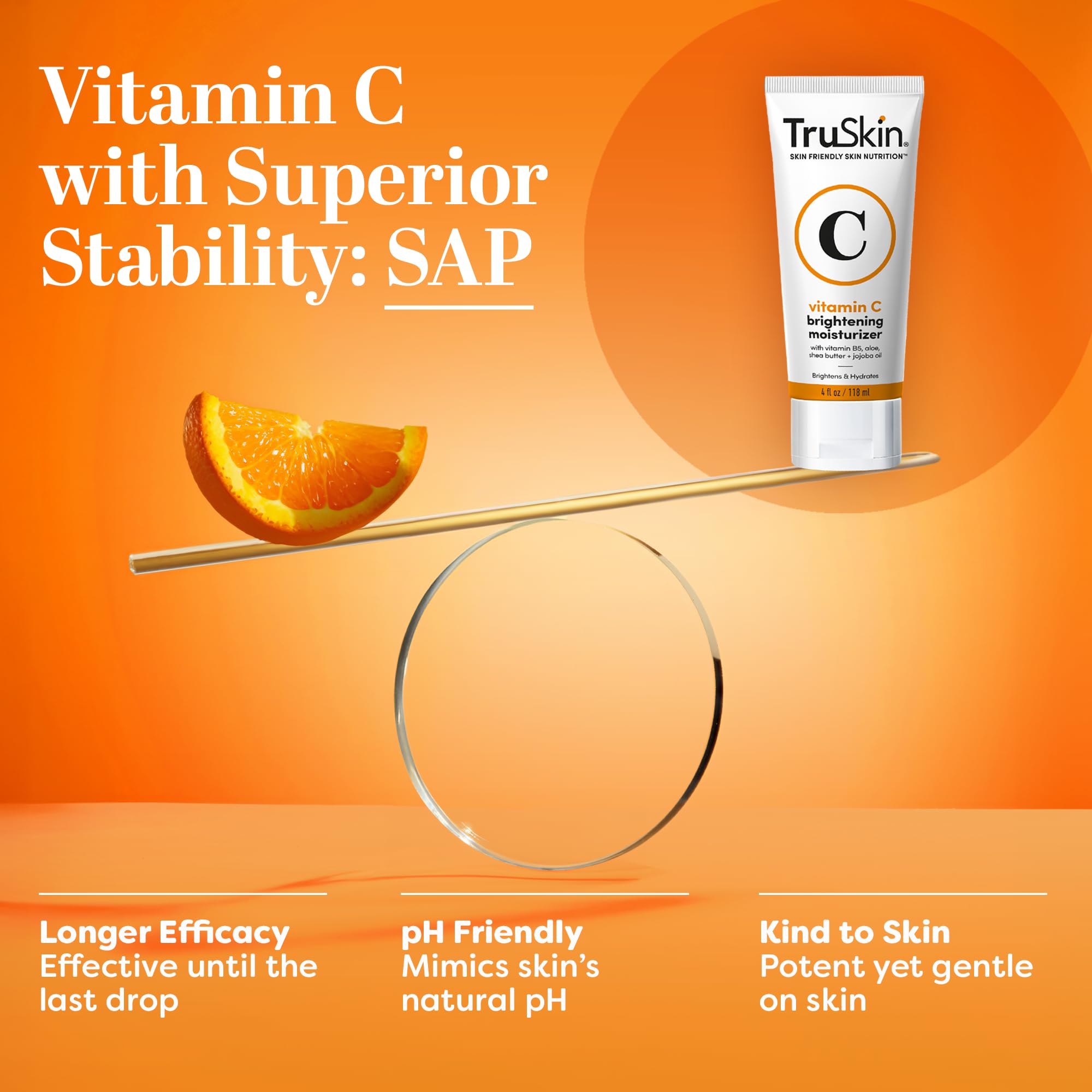 TruSkin crema siendo aplicada en la mano para absorción rápida