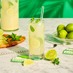 Truvia disuelto en café listo para beber, sabor equilibrado
