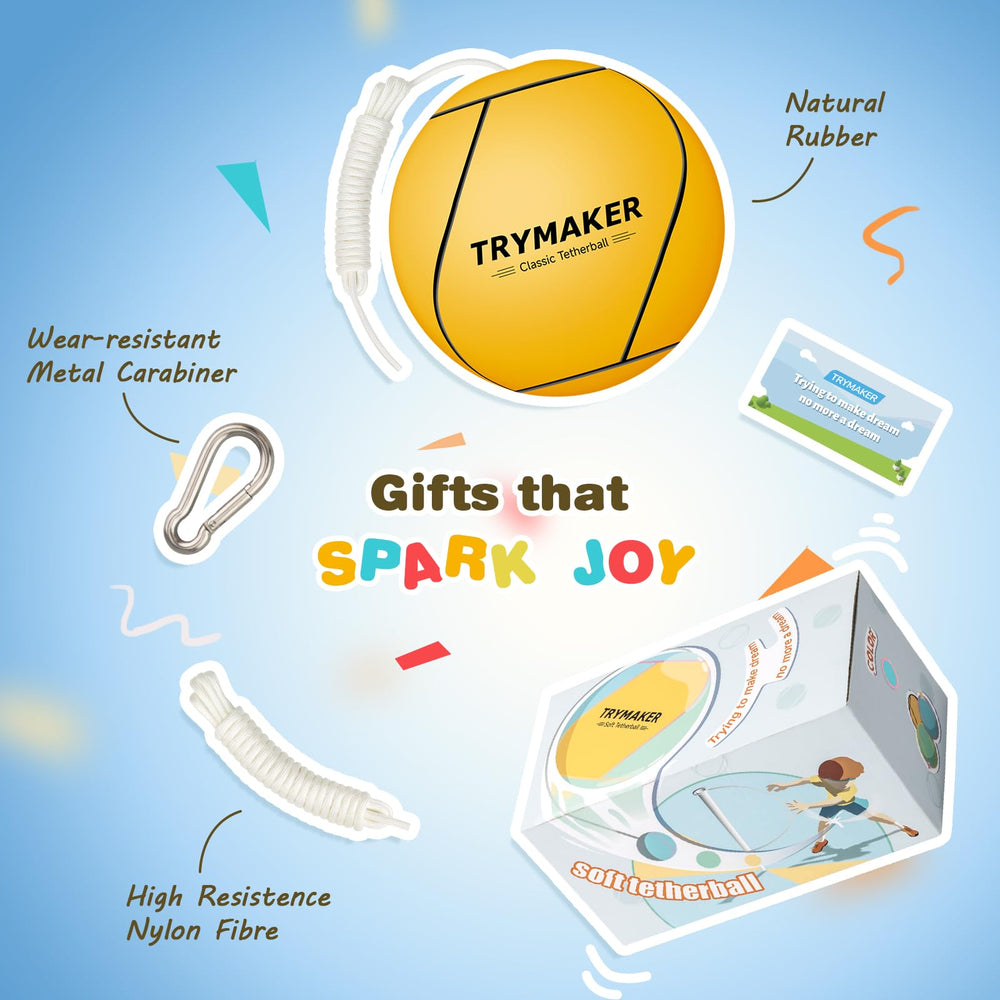 Trymaker comparación de tamaño junto a mano para visualizar escala útil