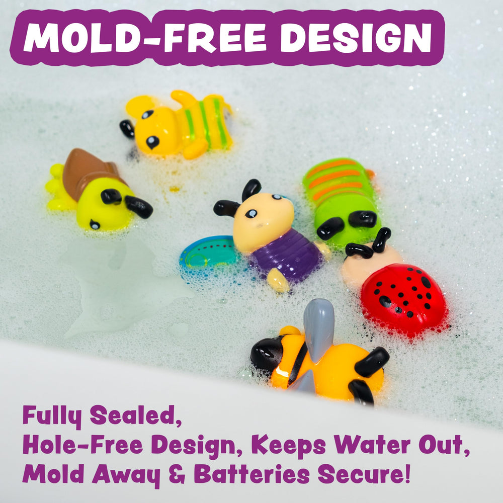Tub Works Bugs comparación de tamaño con una taza para ver la escala real