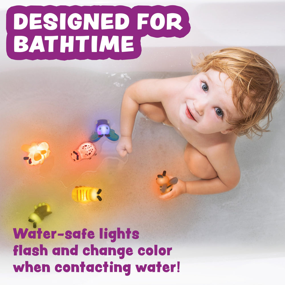 Tub Works Bugs primer plano del LED encapsulado que cambia colores al mojarse