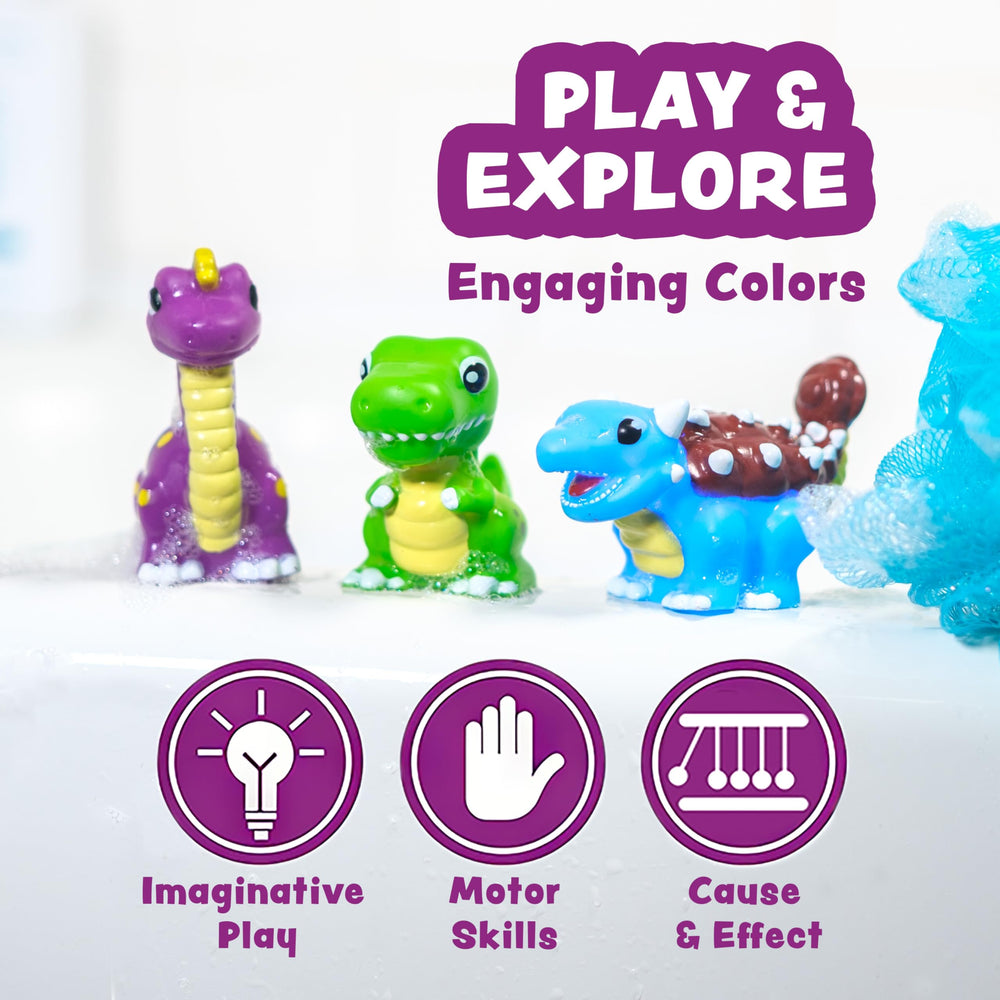Tub Works juguetes en una piscina infantil demostrando uso versátil