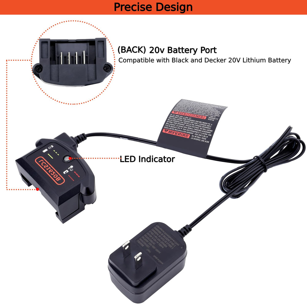 Tulepowceeng luces LED indicando estado de carga y seguridad