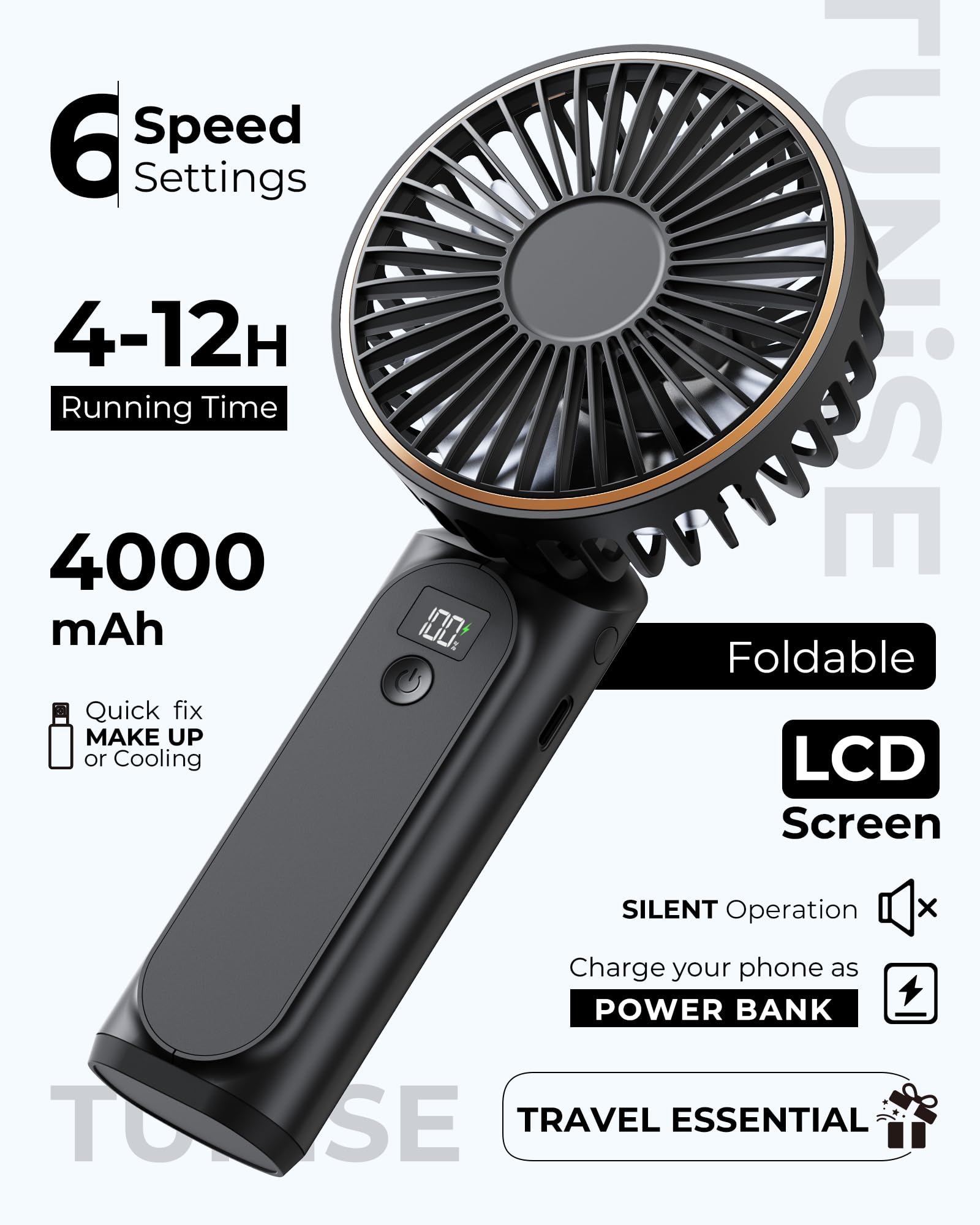 TUNISE pantalla digital con indicador de batería y velocidad para control preciso